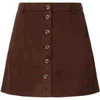 Pieces Rok 'PCRakel' chocoladebruin