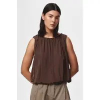 Pieces Pcjilia Ballon Top Dames Bruin S