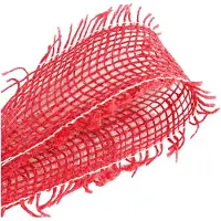 vidaXL Jute Roll 5 x 5000 cm Rood