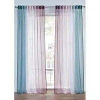 Bonprix Gordijn met een fijne structuur (2 stuks), ook verkrijgbaar in extra lang maat H/B: 225/140 cm