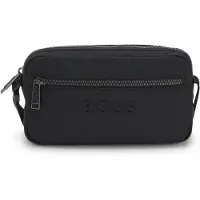 BOSS Crossbodytas met diamantstructuur en ton-sur-ton logo