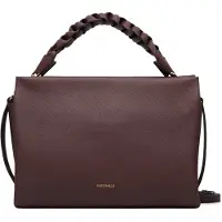 Coccinelle Handtas 'Boheme Grana Double Shoulder Bag' chocoladebruin
