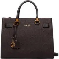 Liu Jo handtas schoudertas Manh Tote Bag Deep Brown donkerbruin