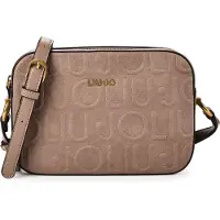 Liu Jo Dames Middelgrote schoudertas met beige logo (OSFA), Casual, Polyester AF6211-E1139
