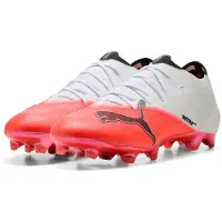Puma Ultra Nitro 7 Ultimate Gras Voetbalschoenen (FG) Wit Felrood Zwart