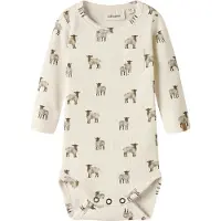 Lil´ Atelier Rompertje/body beige / gemengde kleuren