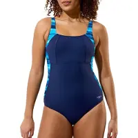 Speedo Lunalustre Printed Shaping Badpak Dames 48