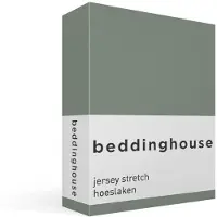 Beddinghouse katoen - Hoeslaken - 180 x 200/220 cm Pocket depth: 40 cm - Groen