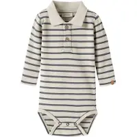 Lil´ Atelier Rompertje/body beige / grijs