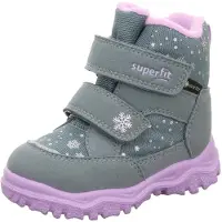 Superfit Snowboots 'HUSKY1' pastelgroen / sering / wit