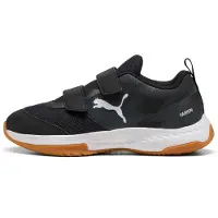 Puma Varion 3 V junior imitatieleren voetbalschoenen - zwart Jongens/Meisjes Imitatieleer - maat 32