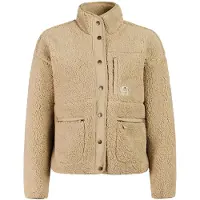 Protest Fleece jas 'PRTLUX' bruin