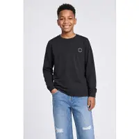 Petrol Industries longsleeve met logo - zwart Jongens Katoen Ronde hals - maat 116
