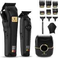 Wellshave Barber Pack 2.0 - Barber Set - Kappers set - Tondeuse Mannen - Foil Shaver - Hair Clipper - Trimmer Set - Kappers Tondeuse - Trimmer voor haar & baard - Head Shaver - Tondeuse set
