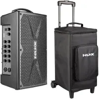 Nux NBA-200FR Accu Speaker met Trolleytas