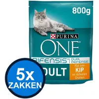 Purina One 5x - Adult Kip - Kattenvoer Droogvoer - 800 g