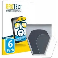 BROTECT - Screenprotector voor Epowerfun ePF-PULSE 960 - Folie Beschermfolie transparant 6 Stuks