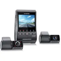 Viofo A329TC 3CH - Dashcam - 4K Frontcamera + 2K Telelens + 2K Interieurcamera - Sony STARVIS 2 - WiFi 6 - GPS - Parkeermodus - HDR - Spraakbediening - SSD-ondersteuning
