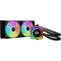 be quiet! LIGHT LOOP IO LCD 240 mm zwart | AiO-waterkoeling