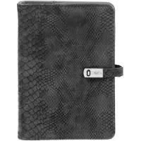 Kalpa 1111-76 Personal Bindmiddelplanner Croco Grijs 1 week per 2 paginas 2026-2027-2028