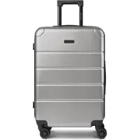 Police Dublin 4 wielen Trolley M 64 cm met uitbreidingsplooi zilverkleurig