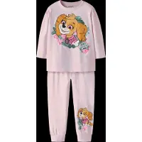 Name It Mini Nachtkledij 'NMFJETINA PAW' cognac / olijfgroen / rosa / lichtroze