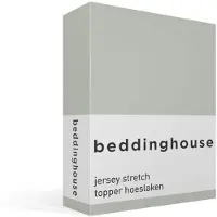 Beddinghouse katoen - Topper Hoeslaken - 140 x 200/220 cm Pocket depth: 25 cm - Grijs Groen