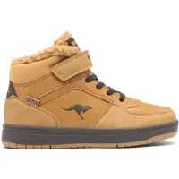 Kangaroos Kinder K-CP Bound Mid EV High-Top Sneakers Curry Mustard