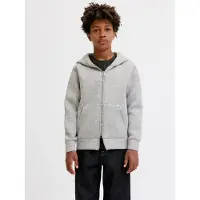 JACK&JONES JUNIOR Junior Sweatvest 'JCOLEGACY' grijs gemêleerd