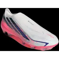 Adidas F50 Hyperfast Pro Veterloze Gras Voetbalschoenen (FG) Wit Paars Roze