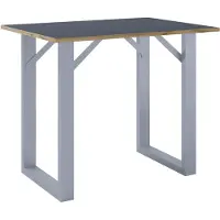 VCM Bartisch, Stehtisch und Meetingtisch, 110 x 80 x 102 cm, Hochtisch für Küche, Büro und Lounge - Salia