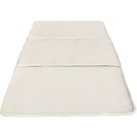 THE WHITE STONE Waterdichte Matrashoes - - 90 x 190 cm - 3 Afneembare Kappen - Hypoallergeen - Ecologisch