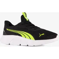 Puma Flexfocus Sliptech PS kinder sportschoenen zwart geel maat 34