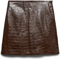 Vero Moda Rok 'VMCarly' donkerbruin