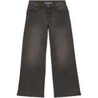 We fashion wide leg jeans - grijs Meisjes Stretchdenim Effen - maat 128