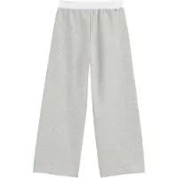 We fashion Broek grijs gemêleerd / wit