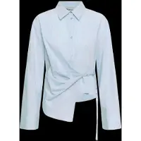 My Essential Wardrobe Dames Blouses Mwbella Belt Shirt - Lichtblauw - Maat 42