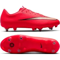 Nike Mercurial Vapor 17 Academy IJzeren-Nop Voetbalschoenen (SG) Anti-Clog Felrood Zwart Goud