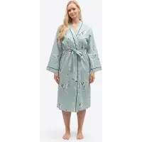 Cyberjammies Ochtendjas 'Grace' pastelblauw / zwart / offwhite