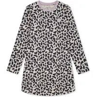 Schiesser Nachthemd ' Nightwear ' crème / pink / zwart