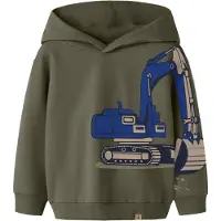 Name it Sweatshirt 'NMMNERO' beige / donkerblauw / kaki