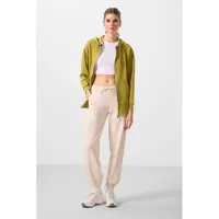 Tommy Life Middenrits Crepe Relaxed Broek met Zak