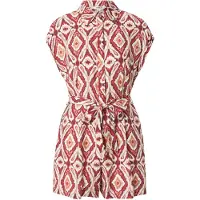 ONLY Jumpsuit 'ONLSUI MIKASI' donkeroranje / rood / merlot / wit
