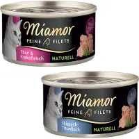 Miamor Feine Filets Naturell Tuna&amp;Crab 24x80g