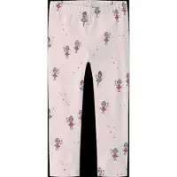 Name It Mini Leggings lichtblauw / pink / rosa / zwart
