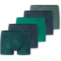 Schiesser Onderbroek '95/5 Multi' donkerblauw / groen / donkergroen
