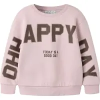 Name it Sweatshirt 'NMFLINKA' bruin / brokaat / sering