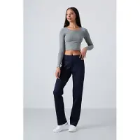 Tommy Life Dames Rechthanging Fleece Sweatpants