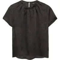 s.Oliver Regular fit blouse met korte mouwen met plooidetail