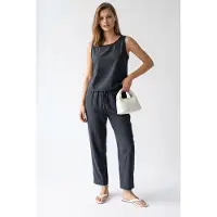 MixRay Mouwloze Crepe Jumpsuit